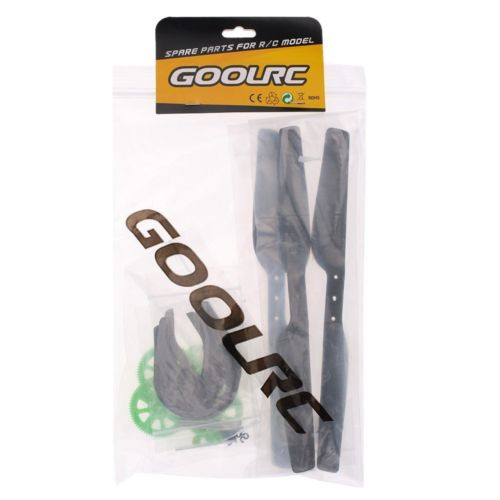 GoolRC CW CCW Carbon Fiber Propeller+Green Gears & Bearing for Parrot AR Drone 1