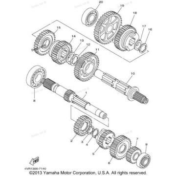 YAMAHA BIG BEAR VSTAR 650 VIRAGO 250 TRANS / MIDDLE GEAR BEARING 93306-00423