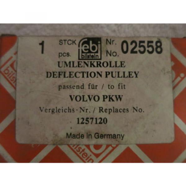 Vw Audi Volvo Spannrolle Führungsrolle Umlenkrolle Zahnriemen 02558 / 1257120 #2 image